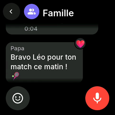 La conversation Famille : le message de Papa et le cœur de Maman